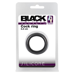 Black Velvets Cockring Velvet Ring M Noir 32mm